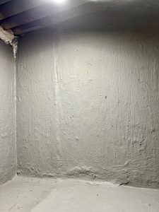 Industrial boiler refractory wall and insulation repair.